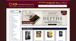 Desktop Screenshot of amazingjewishbooks.com